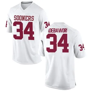 Adepoju Adebawore Nike Oklahoma Sooners Youth Replica Football College Jersey - White