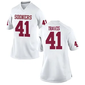 Barrett Travis Nike Oklahoma Sooners Women's Replica Football College Jersey - White