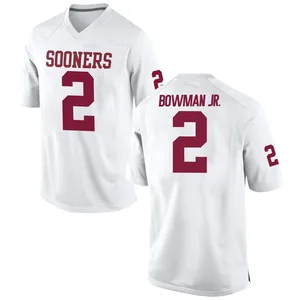 Billy Bowman Jr. Nike Oklahoma Sooners Youth Replica Football College Jersey - White