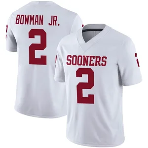 Billy Bowman Jr. Oklahoma Sooners Youth Game Jordan Football Jersey - White