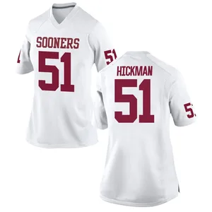 Branson Hickman Nike Oklahoma Sooners Women's Replica Football College Jersey - White