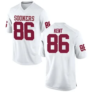 Carson Kent Nike Oklahoma Sooners Men's Replica Football College Jersey - White