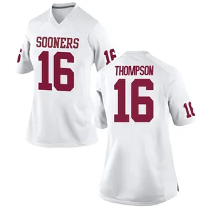 Casey Thompson Nike Oklahoma Sooners Women's Game Football College Jersey - White