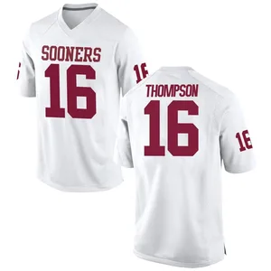 Casey Thompson Nike Oklahoma Sooners Youth Game Football College Jersey - White