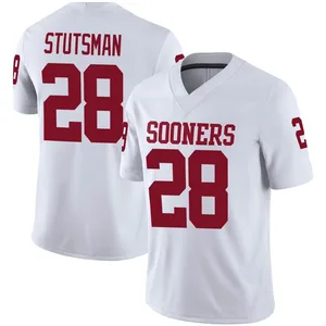 Danny Stutsman Oklahoma Sooners Youth Game Jordan Football Jersey - White