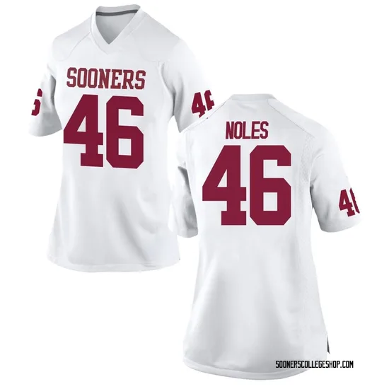 Dax Noles Nike Oklahoma Sooners Women's Replica Football College Jersey - White