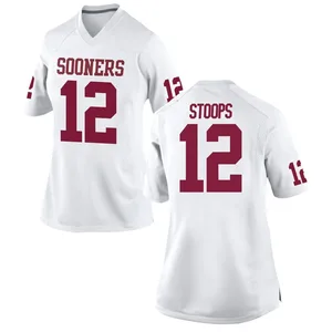 Drake Stoops Nike Oklahoma Sooners Women's Replica Football College Jersey - White