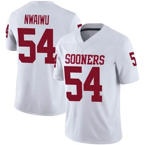 Febechi Nwaiwu Oklahoma Sooners Men's Game Jordan Football Jersey - White