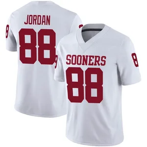 Jacob Jordan Oklahoma Sooners Men's Game Jordan Football Jersey - White