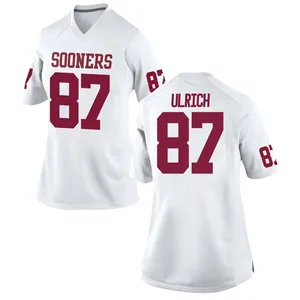 Jacob Ulrich Nike Oklahoma Sooners Women's Game Football College Jersey - White