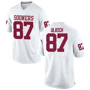 Jacob Ulrich Nike Oklahoma Sooners Youth Replica Football College Jersey - White