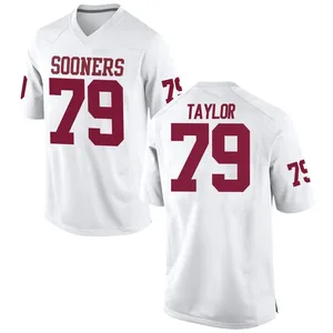 Jake Taylor Nike Oklahoma Sooners Youth Replica Football College Jersey - White