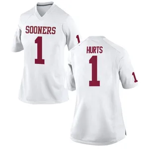 jalen hurts white nike vapor jersey