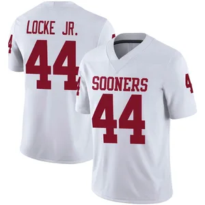 John Locke Jr. Oklahoma Sooners Youth Game Jordan Football Jersey - White