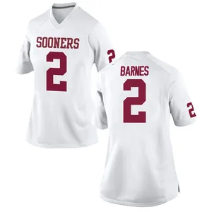 Jovantae Barnes Nike Oklahoma Sooners Women's Replica Football College Jersey - White