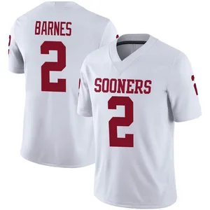 Jovantae Barnes Oklahoma Sooners Men's Game Jordan Football Jersey - White