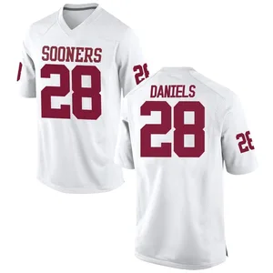 KJ Daniels Nike Oklahoma Sooners Men's Replica Football College Jersey - White