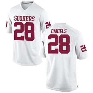 KJ Daniels Nike Oklahoma Sooners Youth Game Football College Jersey - White