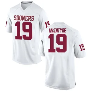 Kade McIntyre Nike Oklahoma Sooners Youth Replica Football College Jersey - White