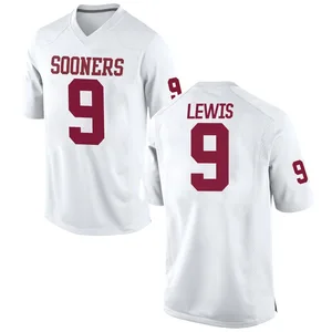 Keontez Lewis Nike Oklahoma Sooners Youth Replica Football College Jersey - White