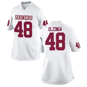 Luke Elzinga Nike Oklahoma Sooners Women's Replica Football College Jersey - White