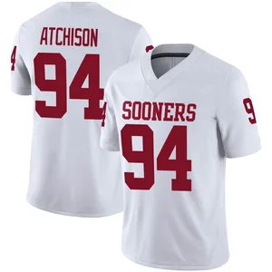Mari Atchison Oklahoma Sooners Youth Game Jordan Football Jersey - White