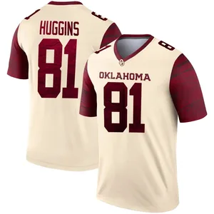 Men's Will Huggins Oklahoma Sooners Men's Legend Jordan Natural Alternate Football Jersey