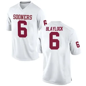 Tory Blaylock Nike Oklahoma Sooners Youth Game Football College Jersey - White