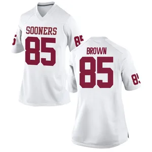 Trey Brown Nike Oklahoma Sooners Women's Game Football College Jersey - White