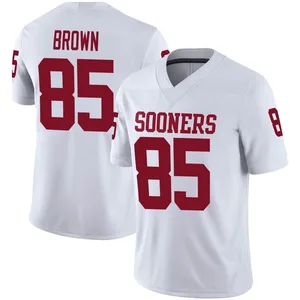 Trey Brown Oklahoma Sooners Youth Game Jordan Football Jersey - White
