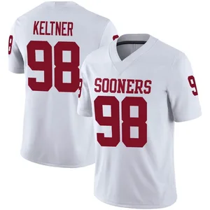 Tyler Keltner Oklahoma Sooners Men's Game Jordan Football Jersey - White