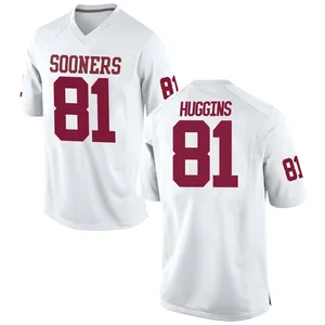 Will Huggins Nike Oklahoma Sooners Men's Replica Football College Jersey - White