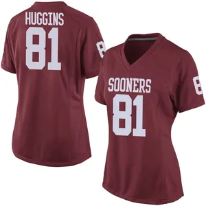 Women's Will Huggins Nike Oklahoma Sooners Women's Replica Crimson Football College Jersey