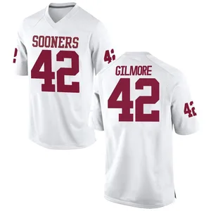 Wyatt Gilmore Nike Oklahoma Sooners Youth Replica Football College Jersey - White