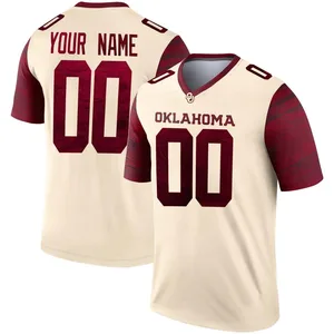 Youth Custom Oklahoma Sooners Youth Legend Jordan Natural Alternate Football Jersey