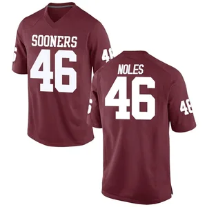 Youth Dax Noles Nike Oklahoma Sooners Youth Replica Crimson Football College Jersey
