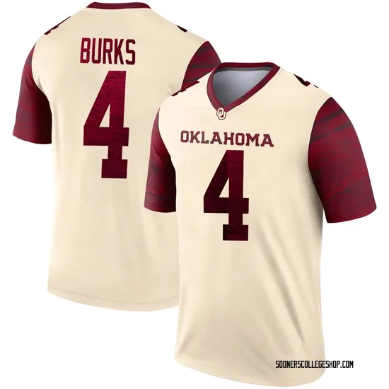 Youth Deion Burks Oklahoma Sooners Youth Legend Jordan Natural Alternate Football Jersey