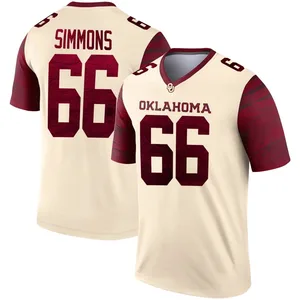 Youth Derek Simmons Oklahoma Sooners Youth Legend Jordan Natural Alternate Football Jersey