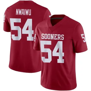 Youth Febechi Nwaiwu Oklahoma Sooners Youth Game Jordan Crimson Football Jersey