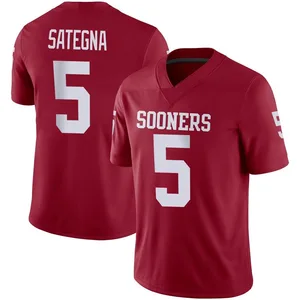 Youth Isaiah Sategna Oklahoma Sooners Youth Game Jordan Crimson Football Jersey