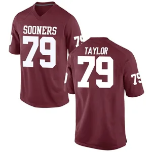 Youth Jake Taylor Nike Oklahoma Sooners Youth Game Crimson Football College Jersey