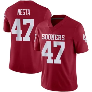 Youth James Nesta Oklahoma Sooners Youth Game Jordan Crimson Football Jersey