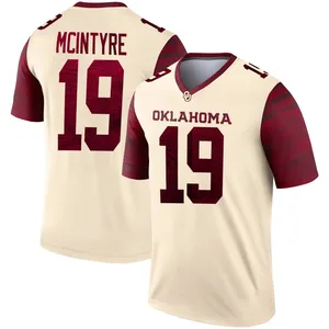 Youth Kade McIntyre Oklahoma Sooners Youth Legend Jordan Natural Alternate Football Jersey
