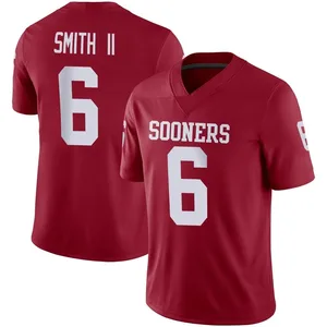 Youth Nigel Smith II Oklahoma Sooners Youth Game Jordan Crimson Football Jersey