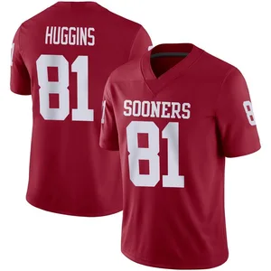 Youth Will Huggins Oklahoma Sooners Youth Game Jordan Crimson Football Jersey